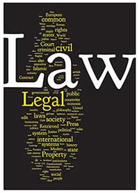 law word cloud